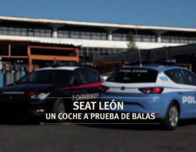 Los Seat Leon blindados de los Carabinieri