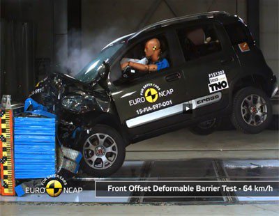 El Fiat Panda Cross supera los test Euro Ncap con la calificación de 3 estrellas