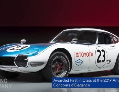 La casa de subastas Gooding&Company subastará un Toyota 2000GT modificado por Shelby