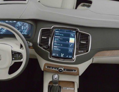 El interior del Volvo XC90