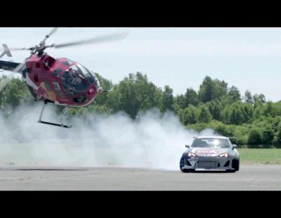 Helicóptero VS Coche ¿Quién ganará?