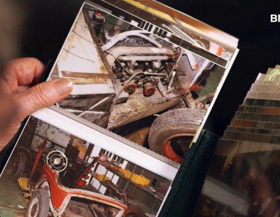 Helmut Schlosser y su BMW 303 de la década de los 30