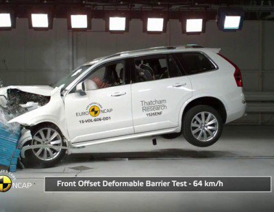 Crash Test EuroNCAP Volvo XC90 2015