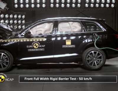 Crash test EuroNCAP Audi Q7 2015