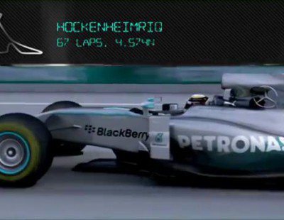 Hamilton y su W06 en Hockenheim. En busca de la pole