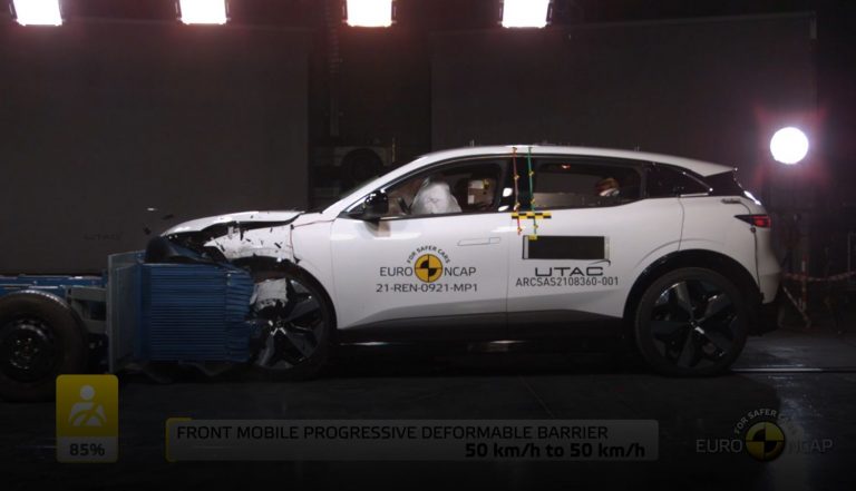 5 estrellas Euro NCAP recibe el nuevo Renault Megane E-TECH
