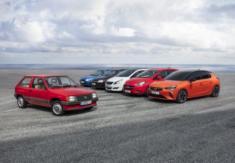 El Opel Corsa celebra su 40 cumpleaños