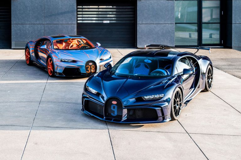 Los de Molsheim convierten en obras de arte estos dos Bugatti Chiron