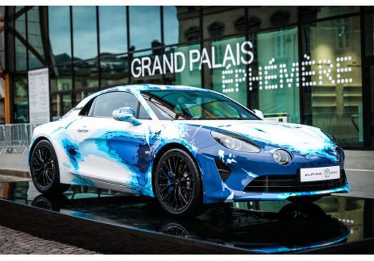 Junto al colectivo Obvious este Alpine A110 se convierte en pieza de arte
