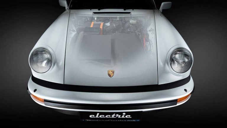 Un BMW i3 se esconde debajo de este clásico Porsche 911 eléctrico