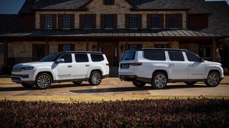 Casi seis metros de largo para la versión estirada del Jeep Wagoneer