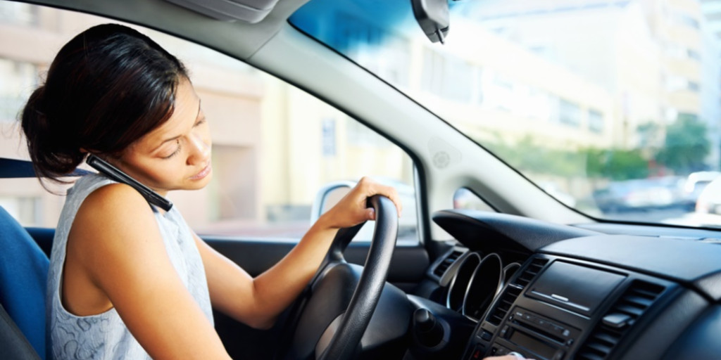 Distracción al volante, igual a muerte