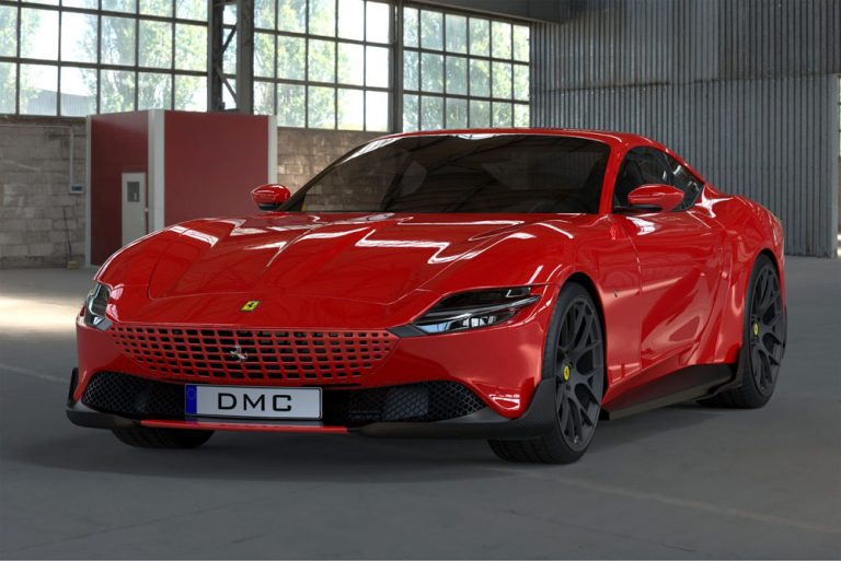 Fuego se llama el kit aerodinámico que DMC crea para el Ferrari Roma