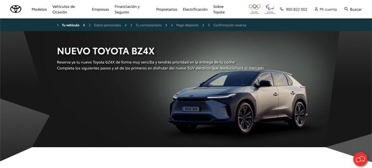 El Toyota bZ4X ya se puede ser tuyo desde 599 euros al mes