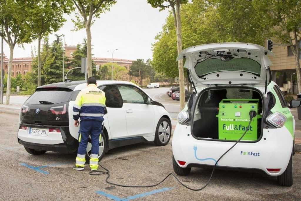 coche eléctrico sin batería