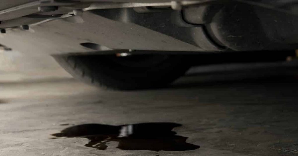Fuga de combustible en el coche