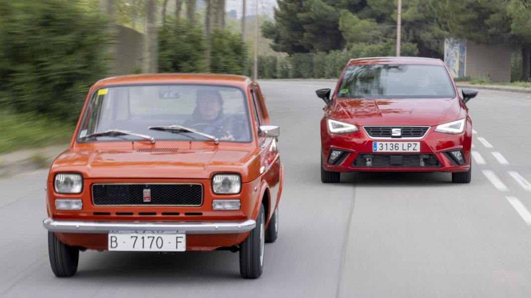 Seat 127 frente a Seat Ibiza