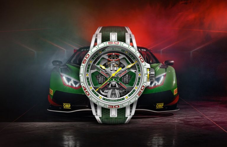 Este exclusivo reloj Roger Dubois se inspira en el Lamborghini Huracán GT3 EVO2