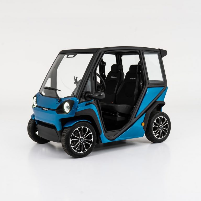 El diminuto Squad Solar es un coche urbano que funciona con energía solar