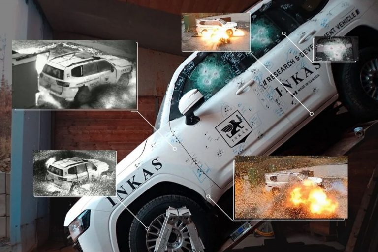 El Toyota Land Cruiser 300 blindado por INKAS resiste cualquier explosión