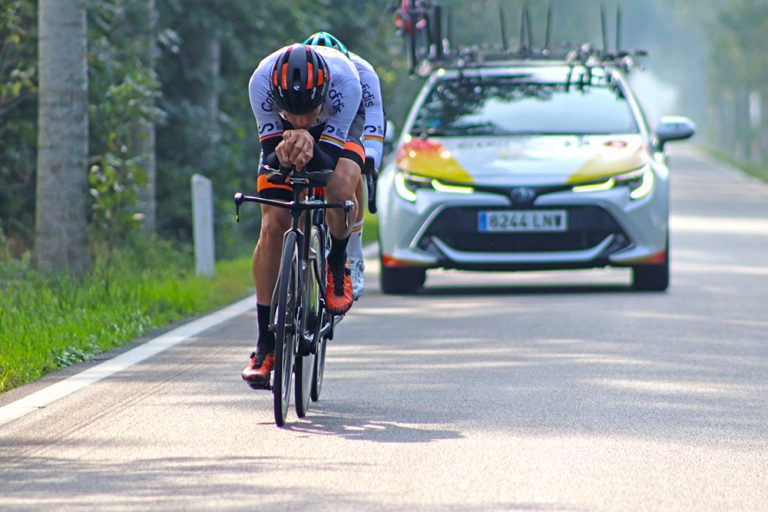 Toyota electrifica el Campeonato de España de Ciclismo