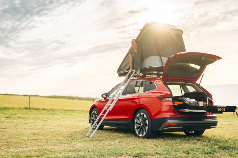 Skoda convierte su Enyaq iV en un aventurero vehículo camper