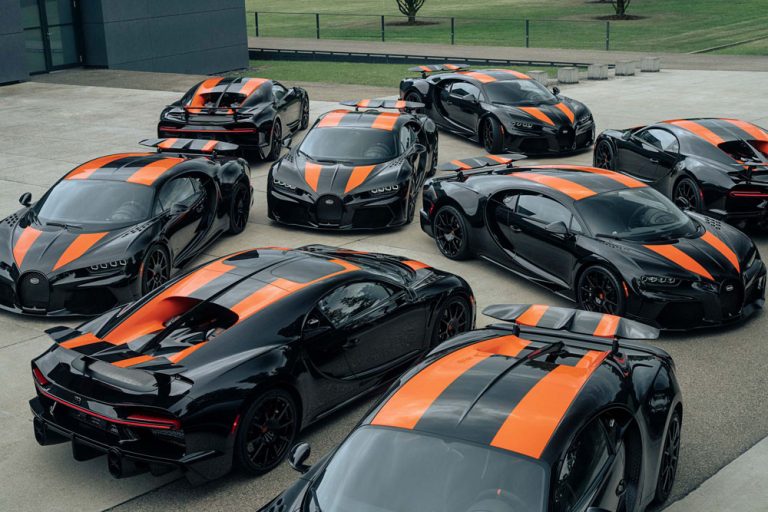Los 30 Bugatti Chiron Super Sport 300+ ya están en casa