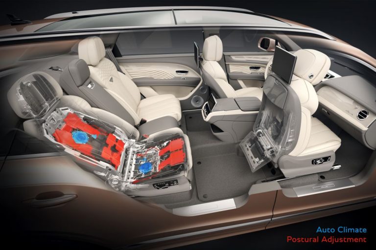 Bentley fabrica el asiento más avanzado del mundo para el Bentayga EWD