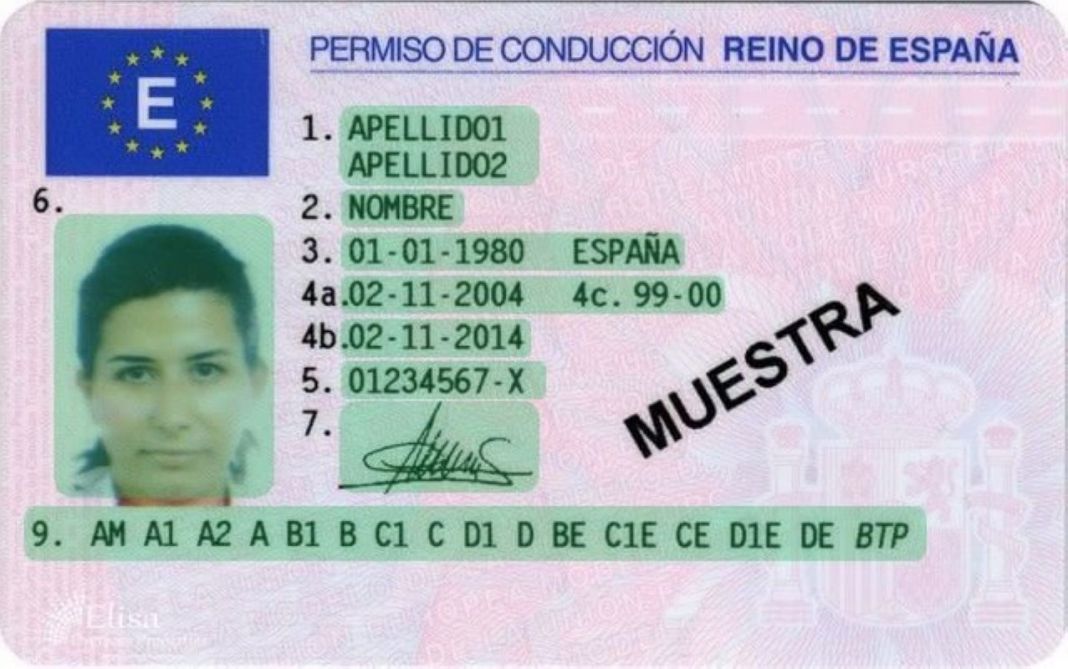 carne de conducir