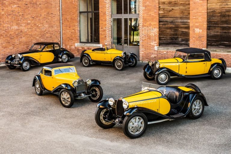 Negro y amarillo, sello de identidad de Bugatti