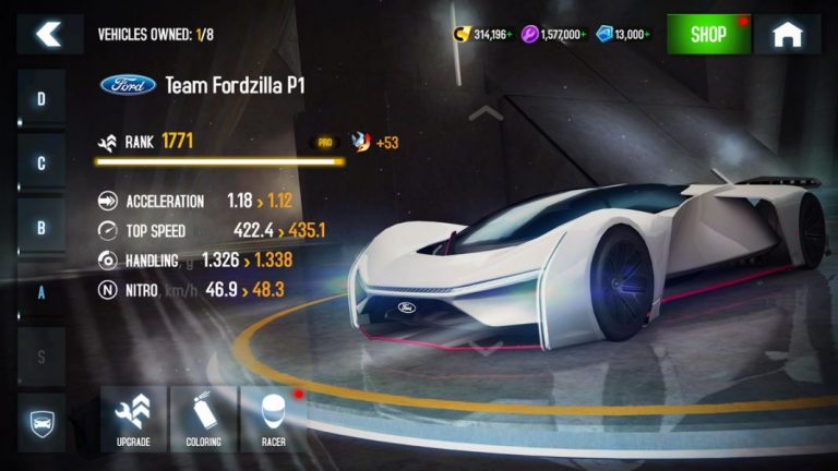 ¿Juegas en el móvil? El Team Fordzilla P1 es tu coche