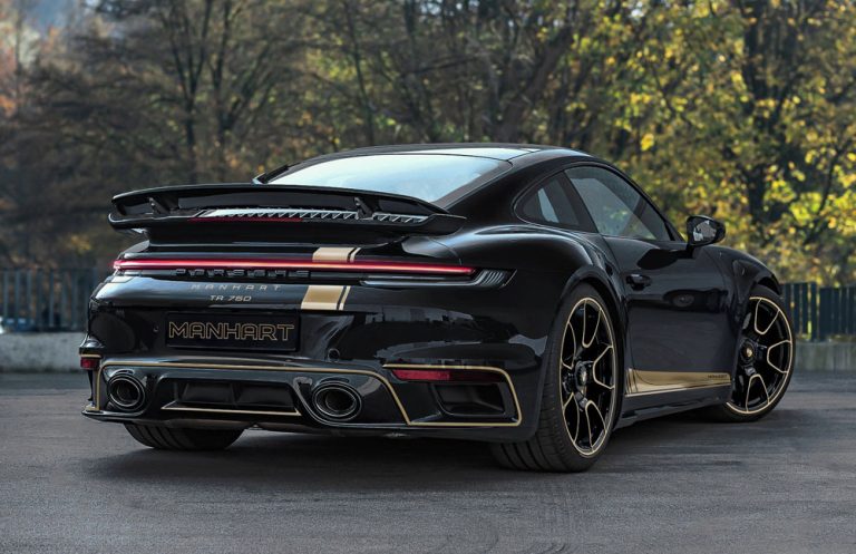Porsche 911 Turbo S: más potente gracias a Manhart Performance