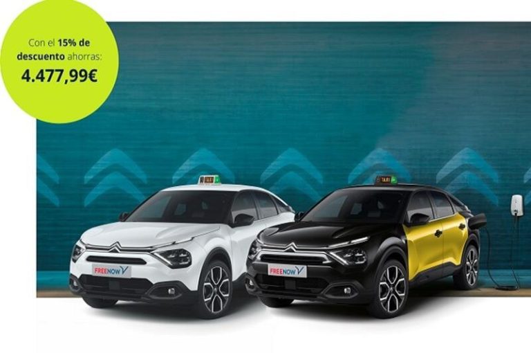 Citroën quiere convertir el e-C4 en el taxi eléctrico con el apoyo de Free Now