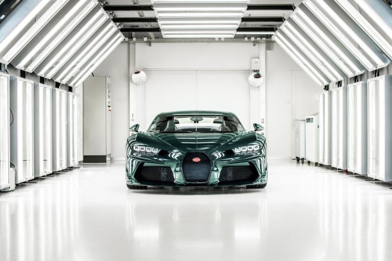 Un Super Sport verde: así es el Bugatti Chiron #400
