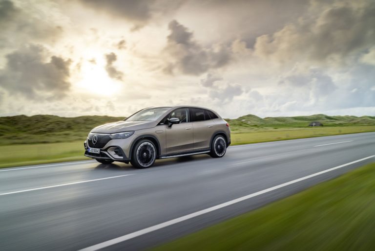 Primera prueba del Mercedes EQE SUV. El que faltaba