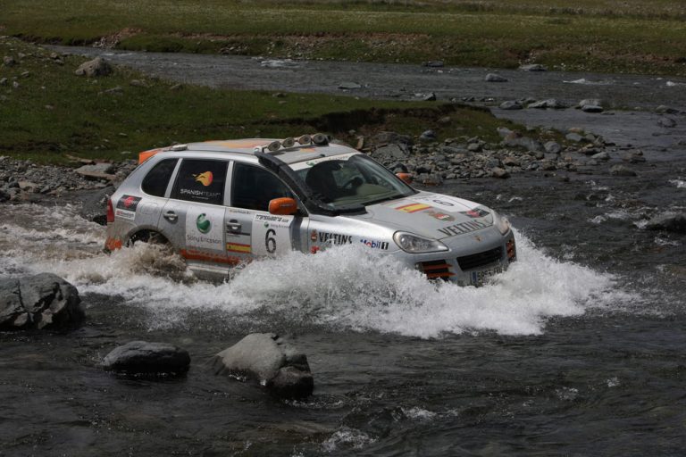 Así fue la primera carrera del Porsche Cayenne