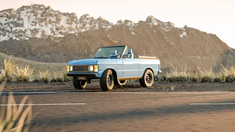 Lunaz te fabrica un clásico Range Rover descapotable… y eléctrico