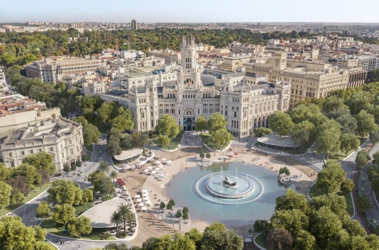 Así serían Madrid y otras ciudades europeas si no hubiera coches