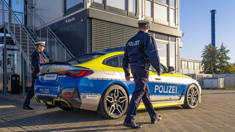 BMW i4 M50: tuneado por AC Schnitzer para la policía alemana