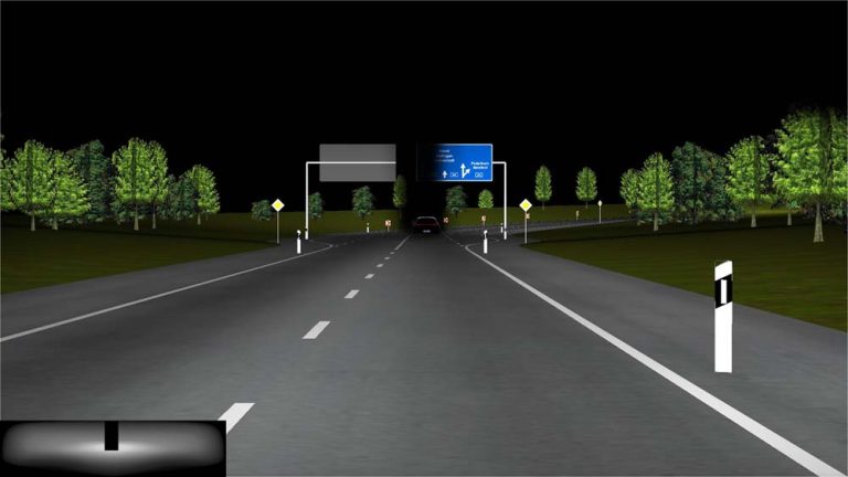 Los nuevos faros de Porsche convierten la noche en día