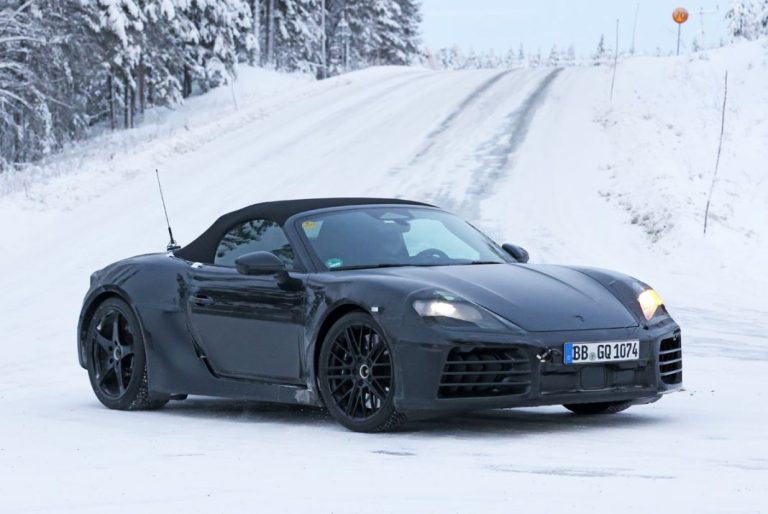 Las primeras fotos del Porsche Boxster eléctrico