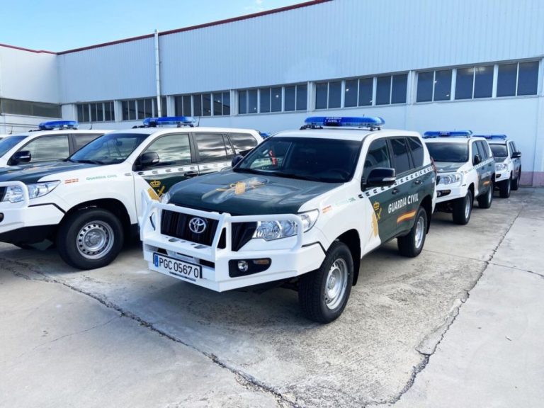 La flamante flota de 175 todoterrenos que ha recibido la Guardia Civil