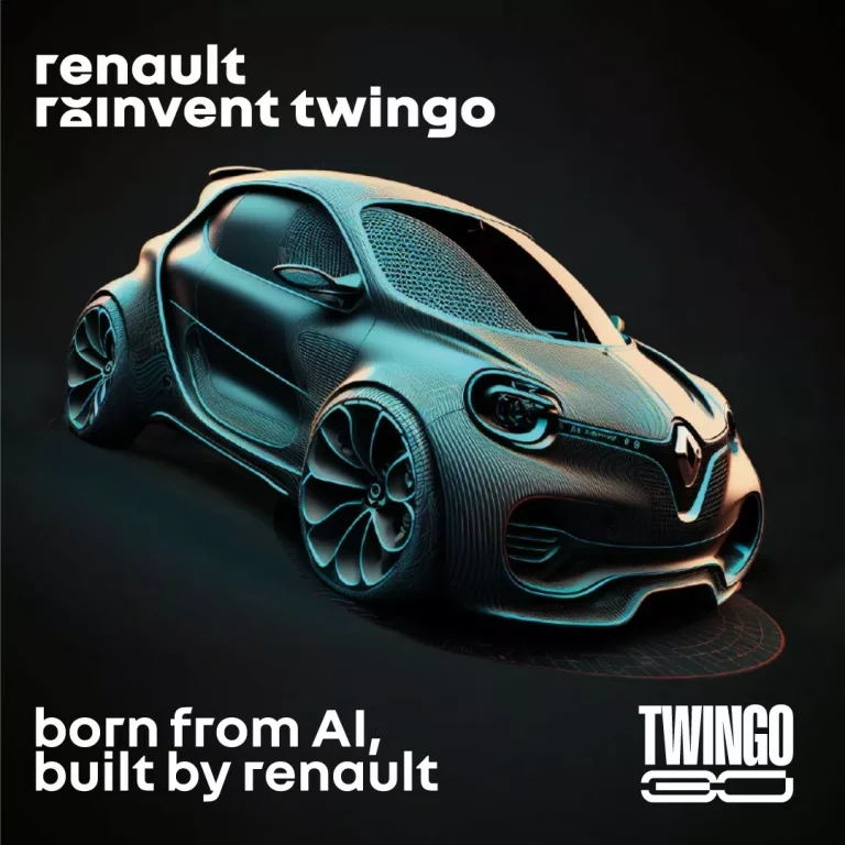 El Renault Twingo soñado por Piqué y Shakira ha sido creado con IA
