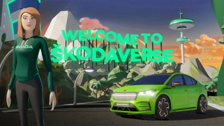 El Skoda Enyaq Coupé RS iV ya se puede conducir… en el metaverso