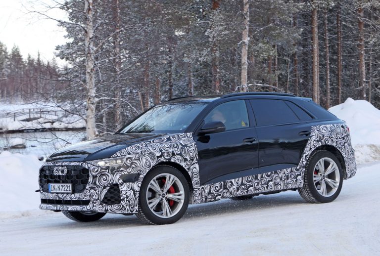 Audi Q8: sigue el trabajo
