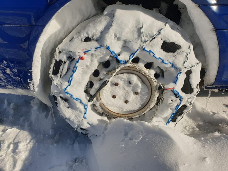 No son infinitas. Este es el tiempo que puedes circular con unas cadenas para la nieve
