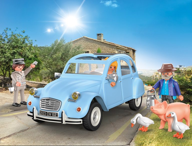 El Citroën 2 CV se une a la familia Playmobil