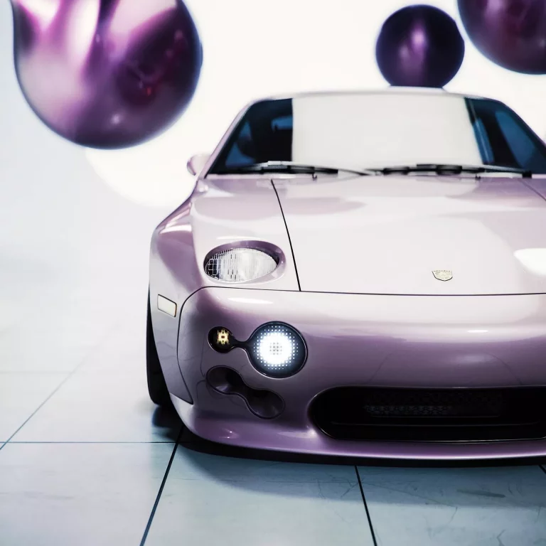 Porsche 928 Nebula: un Art Car inspirado en la moda Y2K