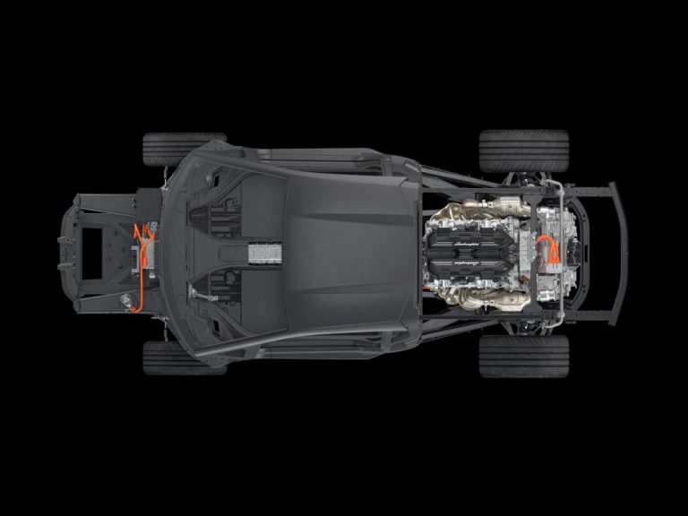 Lamborghini LB744: así es su estructura de carbono