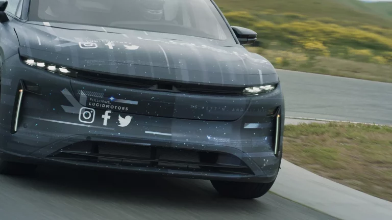El segundo modelo de Lucid Motors se prueba en carretera
